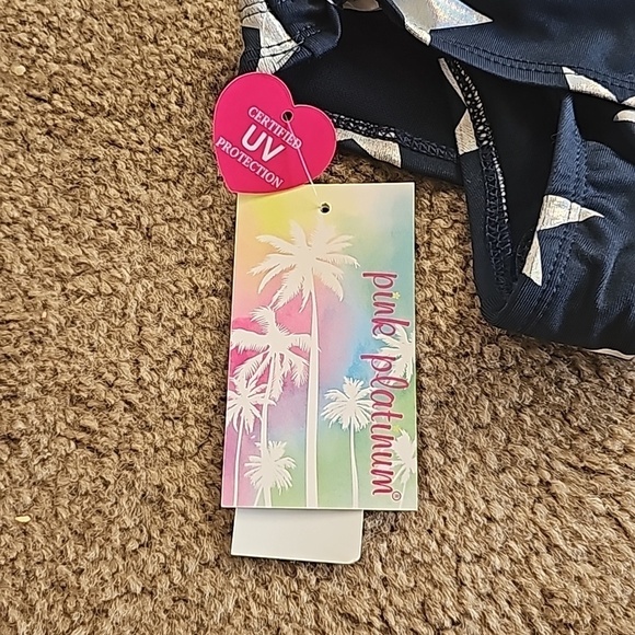 Foil Star Ruffle Bikini - Blue - Picture 6 of 6